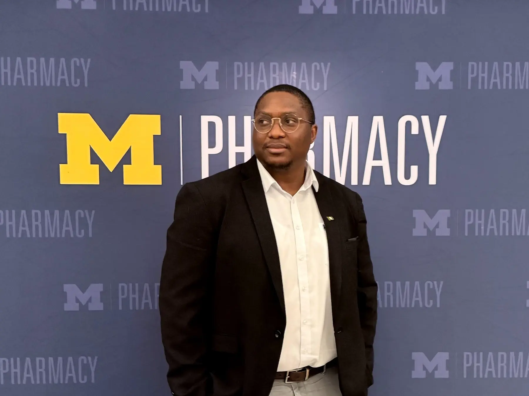 Raphael Onuku at the University of Michigan College of Pharmacy